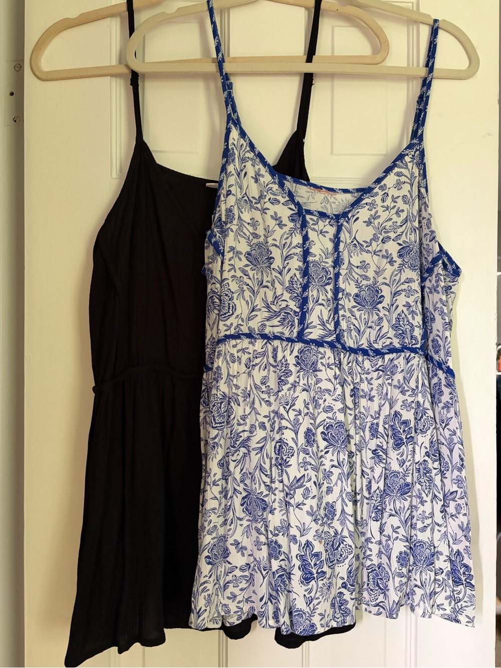 Knox Rose  Floral Tank Top  babydoll boho tank - set of 2